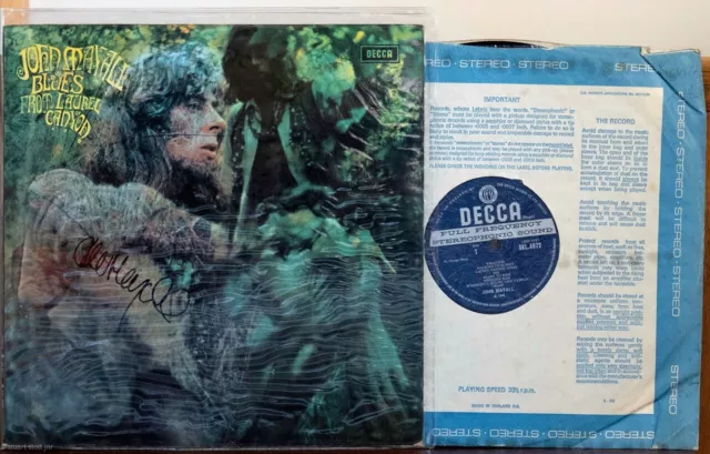 JOHN MAYALL - "Blues From Laurel Canyon" (Decca) UK  1969 - RARE 'SIGNED' ORIG!