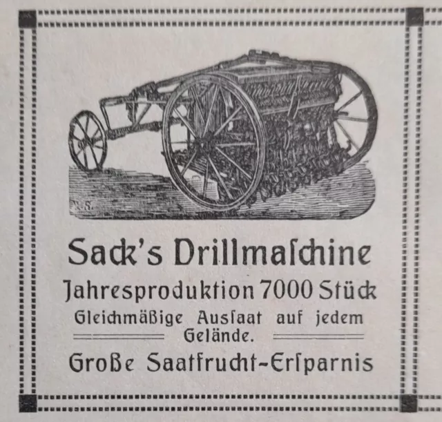 Alte Rechnung Bingen Rhein Landwirtschaftl. Maschinen Sack's!! R.schneider 1913