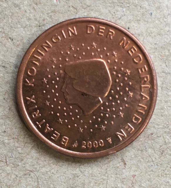 2000 Euro 5 (five) cent coin Netherlands. Nice Condition