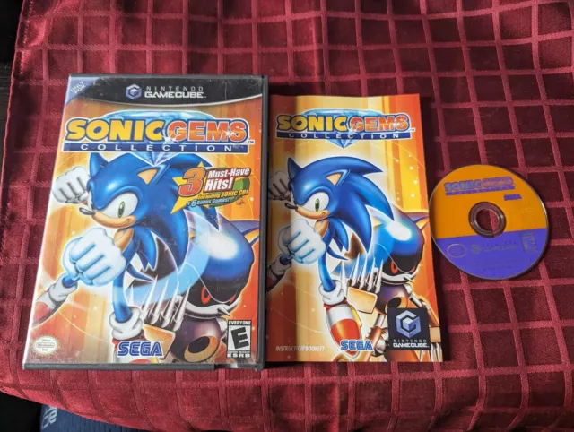 Sonic Gems Collection Nintendo Gamecube Complete CIB Excellent Condition