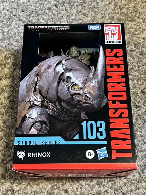 Transformers Rhinox Studio Series 103 – 16,5 Cm, Robot En Rhinocéros, Film Rise Of Beasts