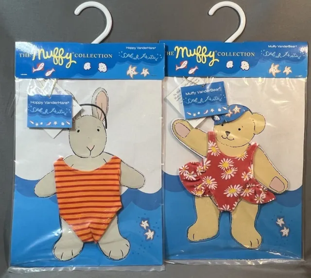 Muffy Vanderbear and Hoppy Vanderhare Swimsuit Set North American Bear Co 1998