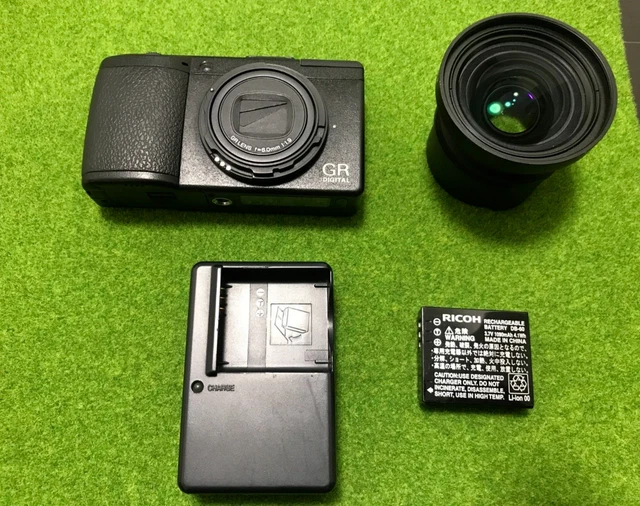 Ricoh GR Digital III 10.0MP Digital Camera w/ WideConversionLens Only taken 3115