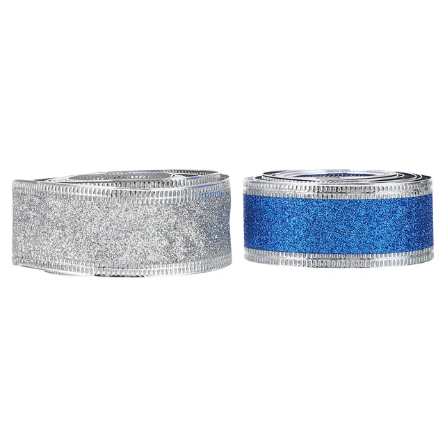 2 Rollen von Weihnachten Verpackungsband Weihnachten DIY Bowknot Ribbon