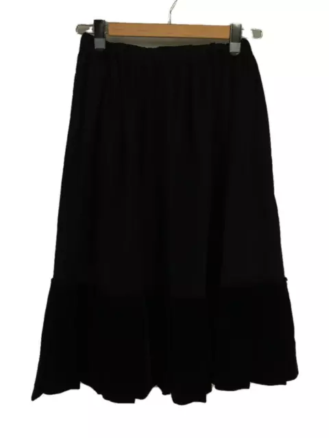 COMME des GARCONS COMME des GARCONS Long Skirt XS Wool BLK Solid Color RJ-S014