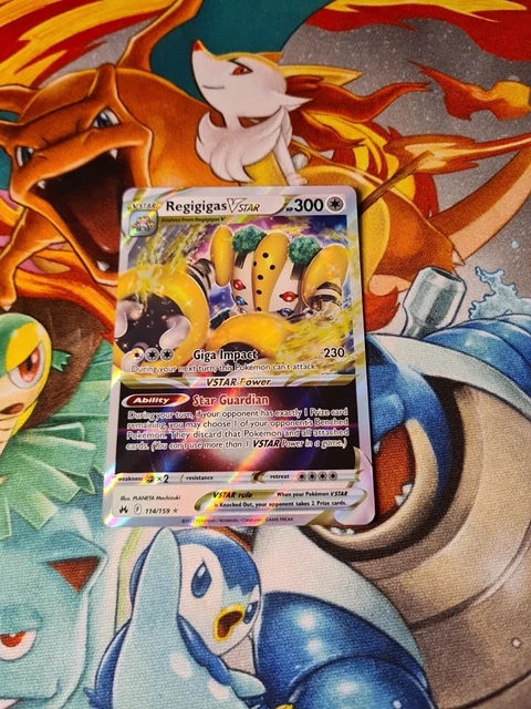 Pokemon Card Regigigas VSTAR Crown Zenith 114/159 Holo Ultra Rare NM TCG