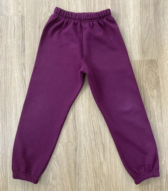 Sfondi da jogging unisex borgogna - taglia 7-8