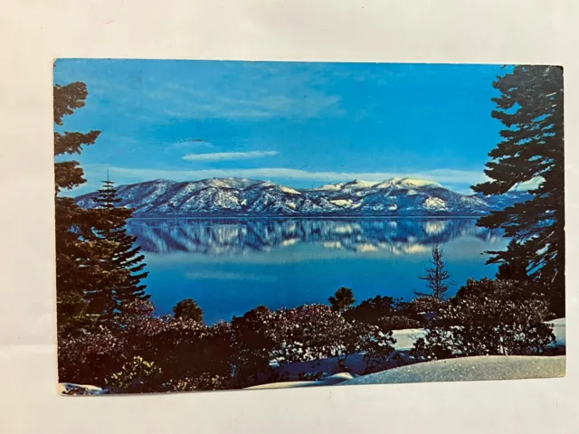 Postcard Lake Tahoe California CA
