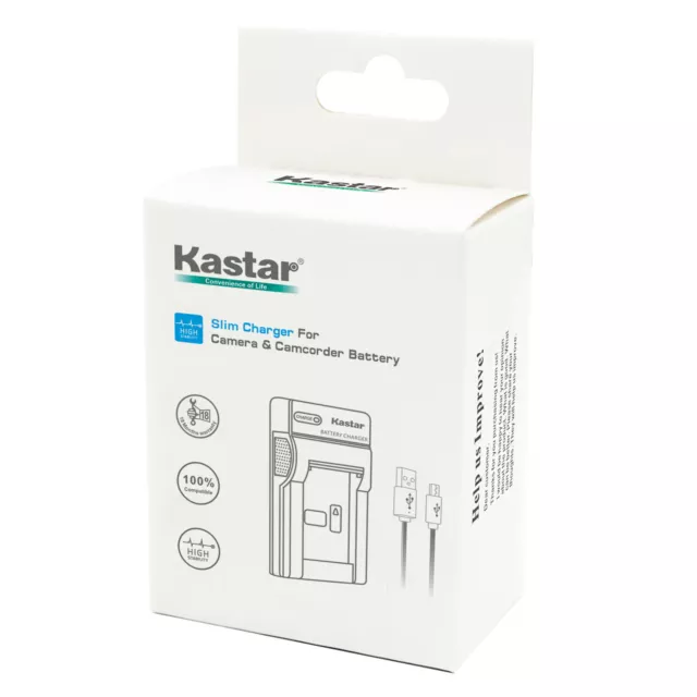 Kastar Battery Slim Charger for Ricoh DB-110 DB110 Ricoh GR IIIx Digital Camera 6