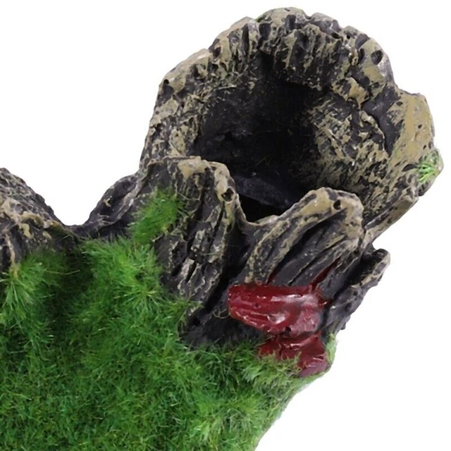 Acquario Decorazione Piccolo Paesaggio Ornamenti Verde Naturale Realistico 5