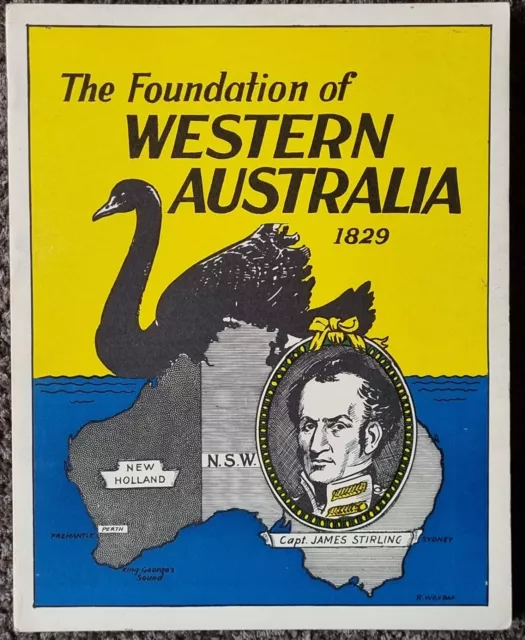 The Foundation of Western Australia 1829 - Children's Education Publication 1958