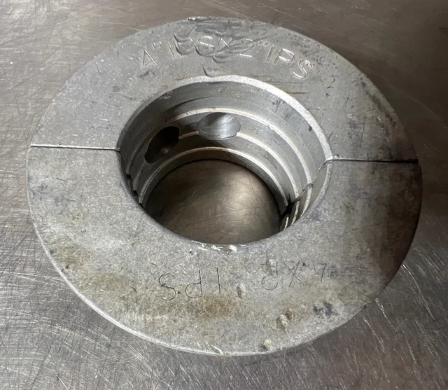 4” IPS X 2” IPS Fitting Insert Set Mcelroy Pipe Fusion. Used Surplus 4” IPS X 2” IPS Fitting Insert Set Mcelroy Pipe Fusion. Used Surplus