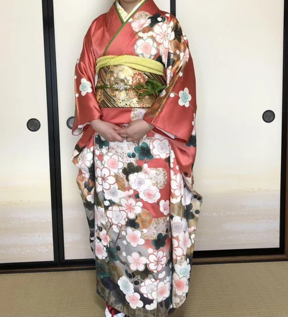 Furisode belt set long sleeves Japanese furisode belt