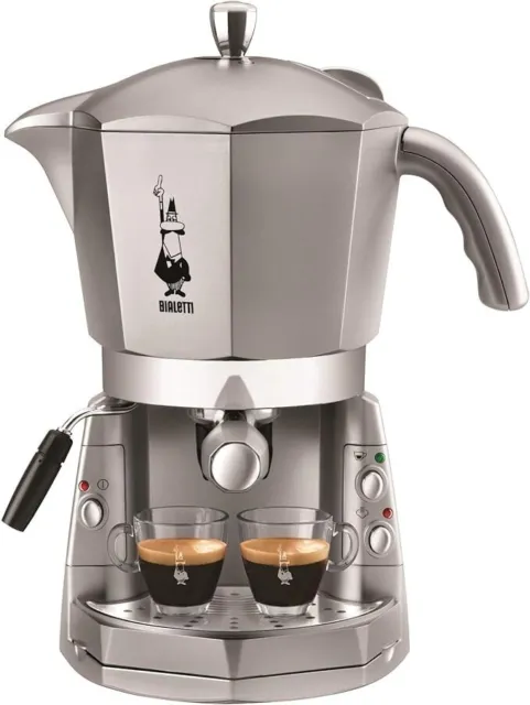 Bialetti Mokona, Espresso-Kaffeemaschine, Offenes System (für Boden, Kapseln