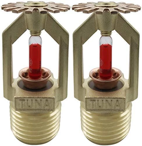 2 Pack FM Approved & UL/CUL Listed TUNA Fire Sprinkler Head Pendent Spray 1/2...
