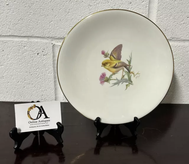 Beautiful Royal Worcester Cabinet Plate Hand Painted Bird, Signed H H  Price