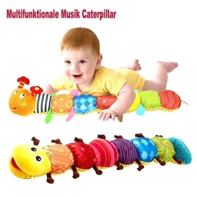 Babyspielzeug mit Musik Musik-Wurm Kleinkinder Motorikspielzeug Kindergeschenk