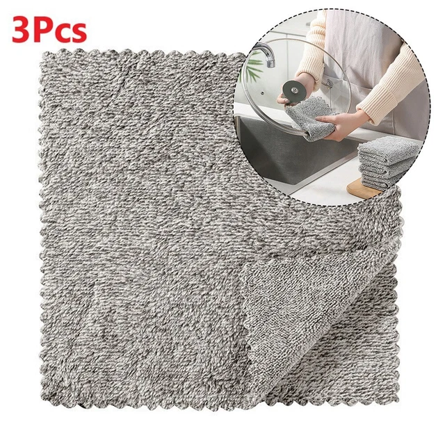 Toallas de limpieza paño cocina microfibra fiable 1/3 piezas 25 *25
