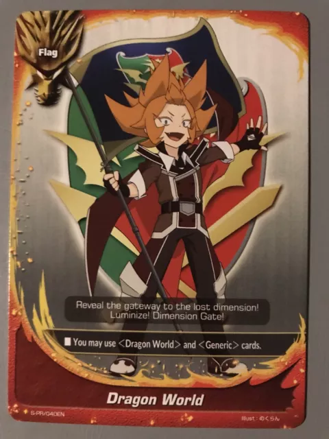 Future Card Buddyfight Dragon World Flag Ranma Kakogawa S-Pr/040En