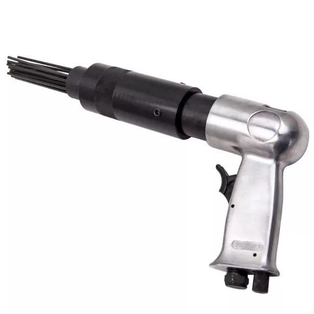Pneumatic Needle Scaler Tool Pistol Grip Rust Slag Corrosion Remover Deburring