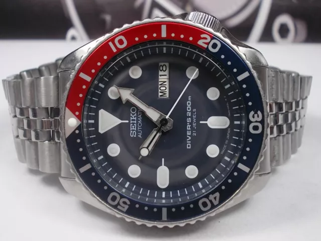 SEIKO SCUBA DIVERS Skx009J 'Made In Japan' Watch 7S26-0020 Pepsi (Sn  7D1100) EUR 138,62 - PicClick FR