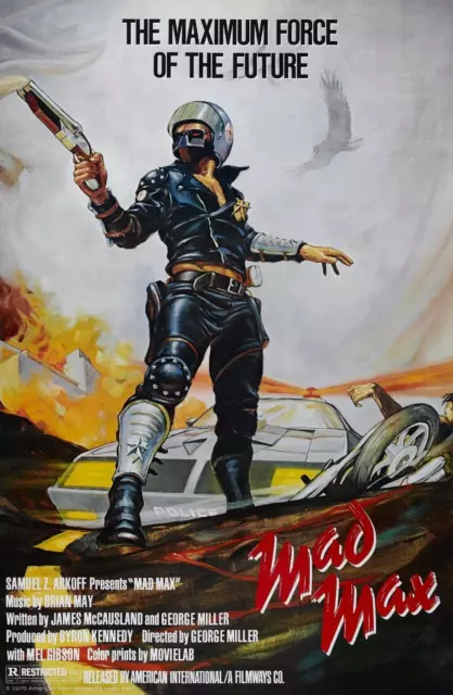Vintage Mad Max Movie Poster (1979), Film Movie Poster, Home Decor, 24x36 inch