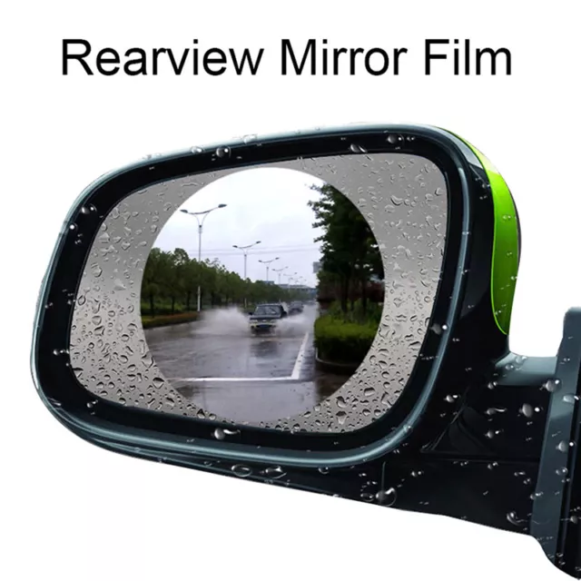 Impermeabilizzazione antiappannamento auto specchietto retrovisore pellicola adesivi protezione pioggia targa R'EL