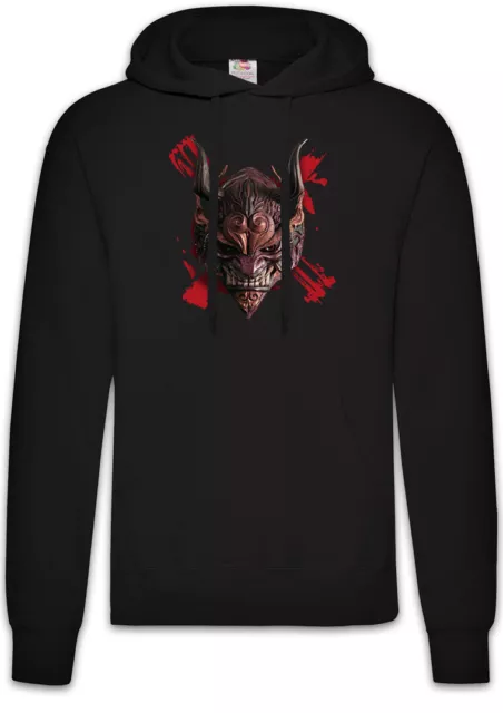 Hannya Mask III Hoodie Sweatshirt Samurai Warrior Japan Japanese Ninja Theatre
