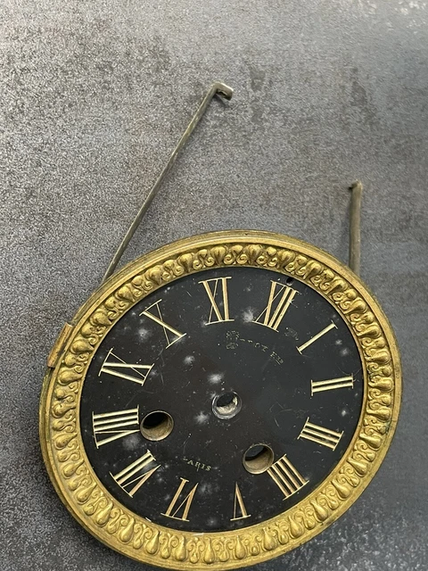 Cadran D'horloge Alu Laqué Blanc 19 Cm - Pour Pendule Paris, Charles X, Brocot - Neuf