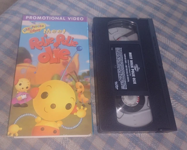 MEET ROLIE POLIE Olie Playhouse Disney Promotional VHS Tape Rare Promo