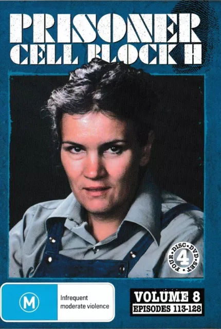 Prisoner Cell Block H DVD Volume 8 Episodes 113-128 - 4 Disc Set Region 0