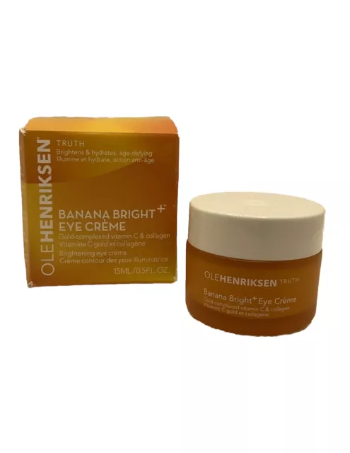 OLE HENRIKSEN Banana Bright Eye Crème (Eye Cream) 0.5 fl oz 15ml Full Size NIB OLE HENRIKSEN Banana Bright Eye Crème (Eye Cream) 0.5 fl oz 15ml Full Size NIB