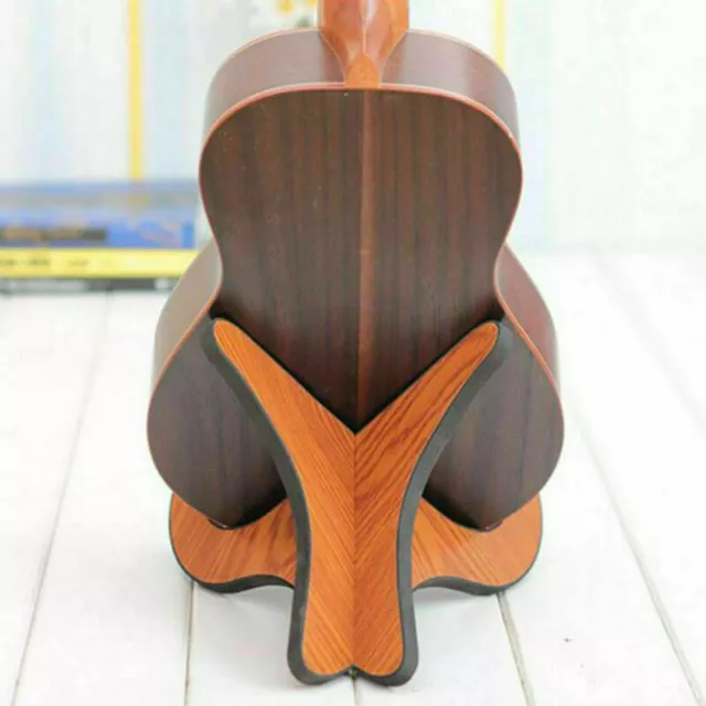 Guitar Wooden Stand Holder Bracket Shelf Mount Acoustic Ukulele Violin Mandolin 3