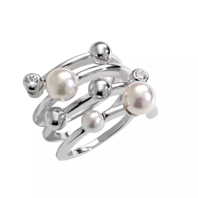 Majorica Cercle Pearl / Silver Ring 10554.01.2.913.700.1