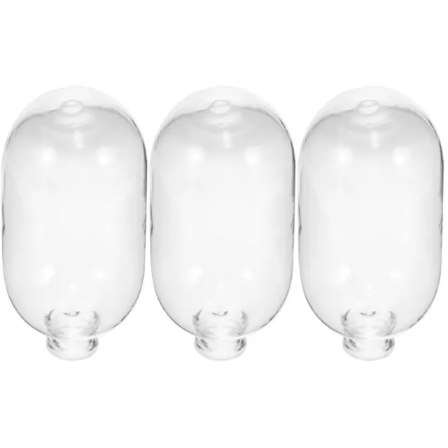 3 Stück Glaslampenschirm Ersatzlampenabdeckung Innenlichtabdeckung Dekor für
