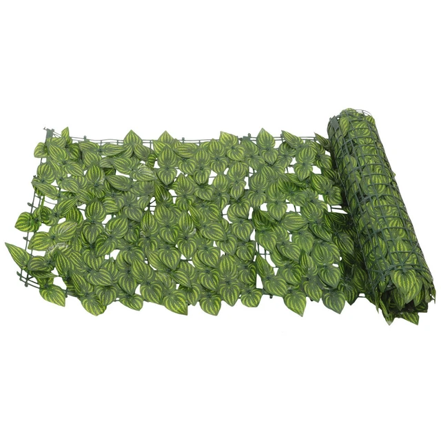 Clôture en treillis artificiel, simulation de mur de plantes vertes, clôture à