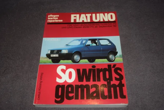 How it's made repair instructions Fiat Uno type 146 from 1982 first class