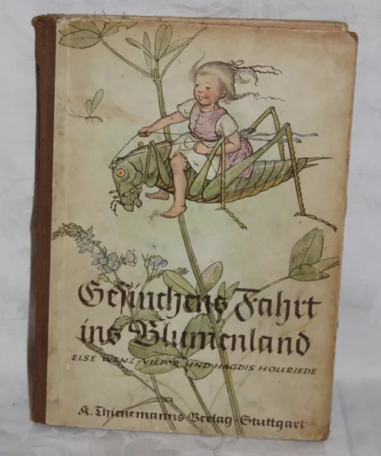 altes Kinderbuch: Gesinchens Fahrt ins Blumenland