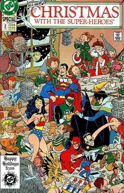 Christmas with the Super-Heroes #2 FN 1989 Stock Image