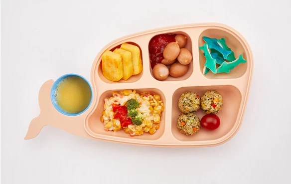 Juego de platos para bebé Firgi Dolphin K-Baby
