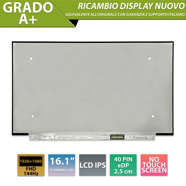 Display LCD 15.6 Pollici Per HP Pavilion Dv6-1200sl – TFT Glossy, 1366x768, Retroilluminazione CCFL, 30 Pin
