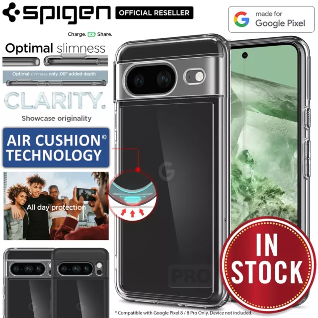 For Google Pixel 8 /7/ 6/ Pro /6a / 7a Case SPIGEN Ultra Hybrid Hard Clear Cover