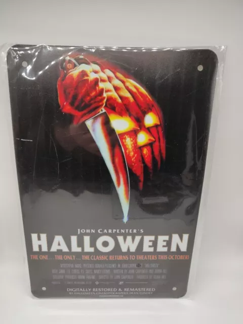 HALLOWEEN Horror Michael Myers John Carpenter Rare Metal Tin Sign Wall Poster