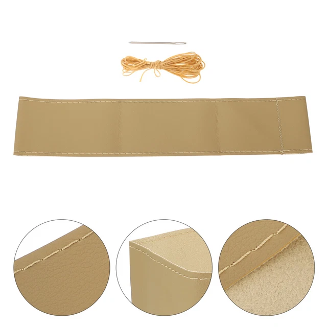 Copertura Volante Premium Pelle Auto Ruota Accessori Con Filettatura 38cm