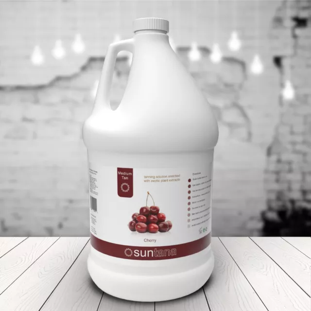 Suntana Spray Tan - Cherry Fragranced Spray Tan (Medium 10% DHA) - Trade Size