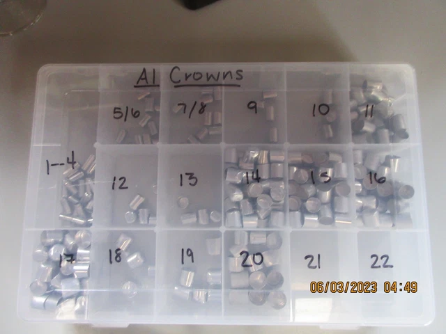 Dental Aluminum Temporary Crowns Assortment