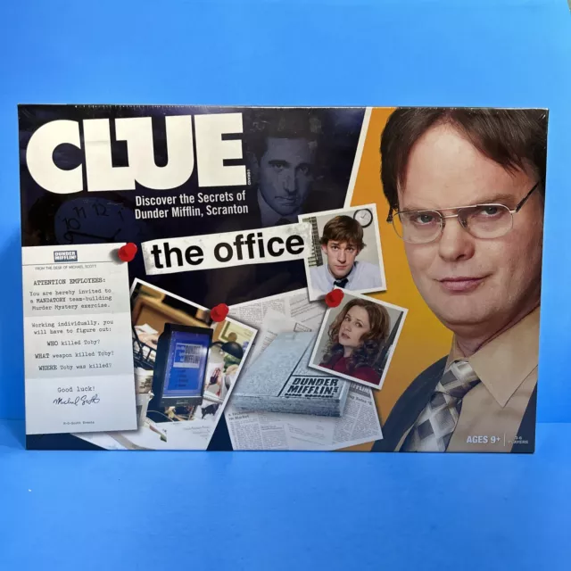 CLUE The Office Board Game ~ Dunder Mifflin NEW