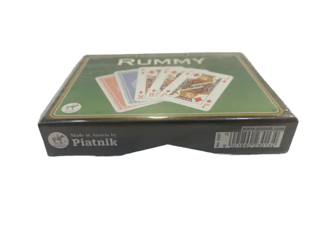 Classic Card Game - Rummy. Piatnik Made in Austria Family Social Fun 3