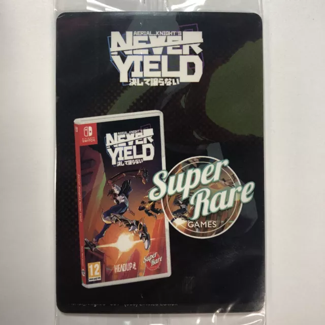 Aerial Knight’s Never Yield Sealed 4 Trading Card Pack Super Rare Games SRG Excl