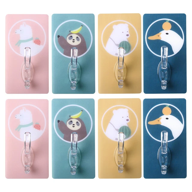 8 Pcs Wall Mounted Organizer Coat Hook Stainless Steel S Hooks Door Hook